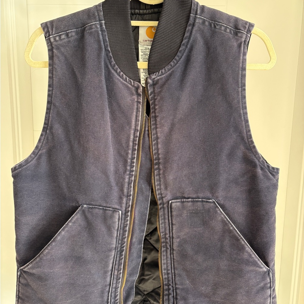 Carhartt Men's Gray Quilted Vest